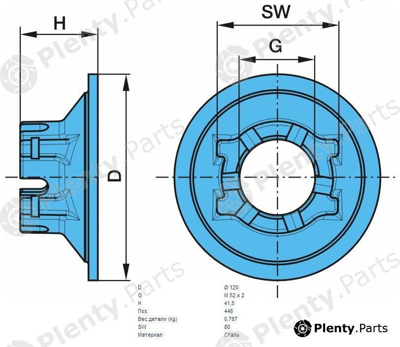 Genuine BPW part 0326647030 Replacement part