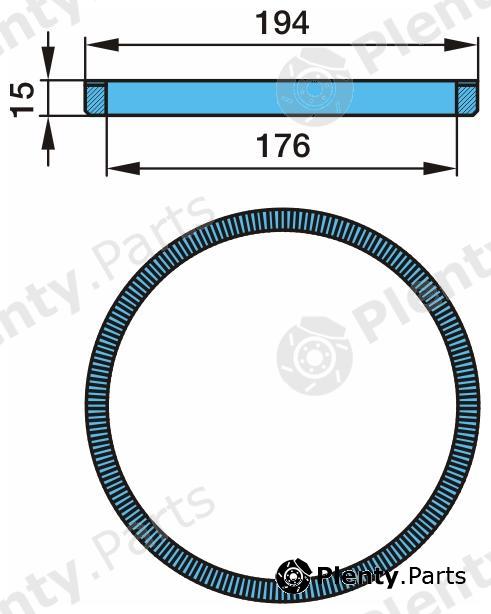 Genuine BPW part 03.310.08.14.0 (0331008140) Replacement part