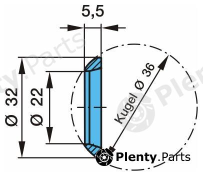 Genuine BPW part 03.310.10.13.0 (0331010130) Replacement part