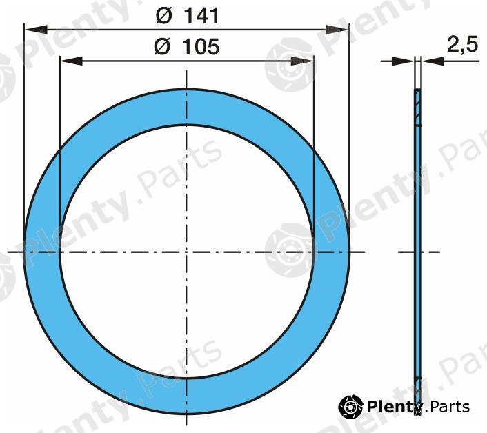 Genuine BPW part 03.310.97.14.0 (0331097140) Replacement part