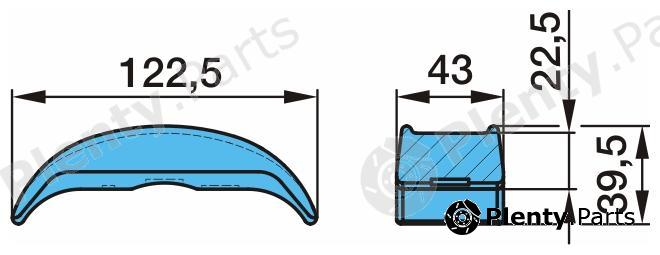 Genuine BPW part 03.345.23.09.0 (0334523090) Replacement part