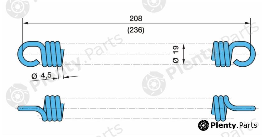 Genuine BPW part 0339745060 Replacement part