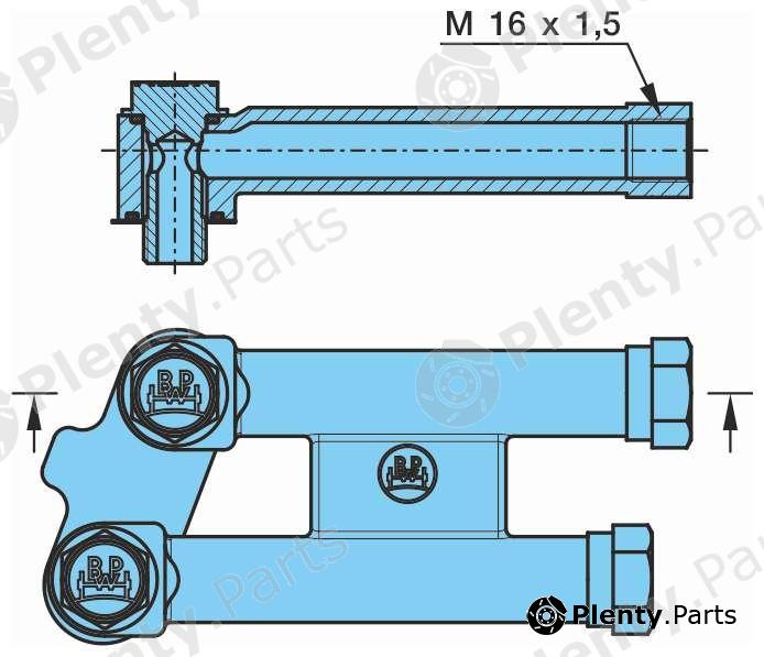 Genuine BPW part 05.001.00.05.0 (0500100050) Replacement part