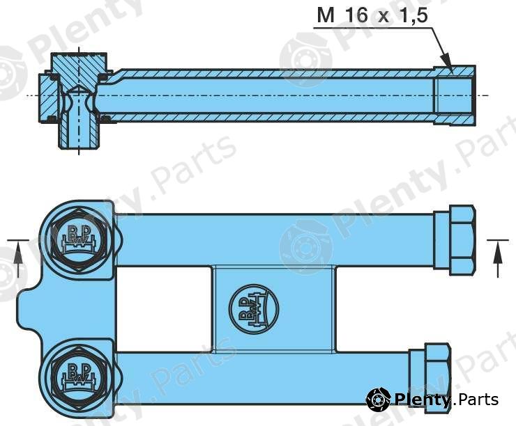 Genuine BPW part 05.001.00.06.0 (0500100060) Replacement part