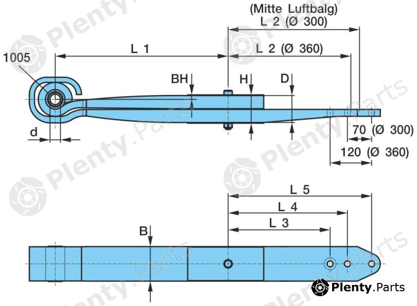 Genuine BPW part 0508213360 Replacement part
