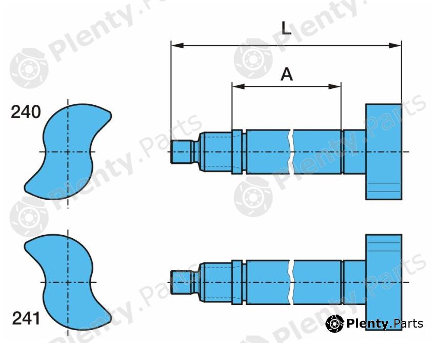 Genuine BPW part 05.097.02.61.0 (0509702610) Replacement part