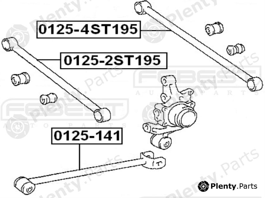  FEBEST part 01254ST195 Track Control Arm