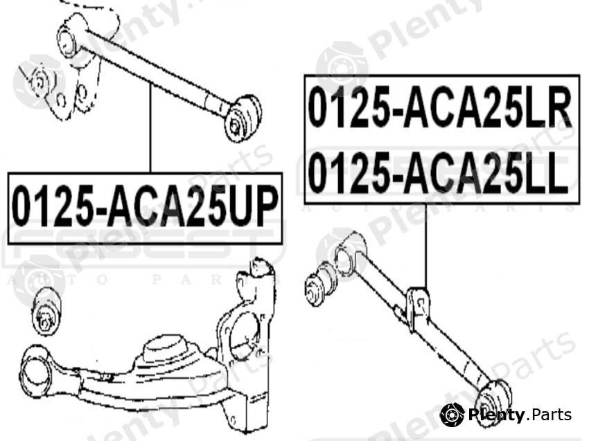  FEBEST part 0125ACA25LL Track Control Arm