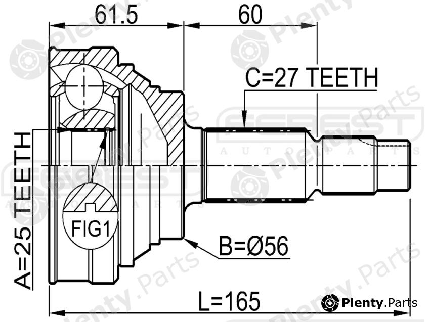  FEBEST part 0210031 Replacement part