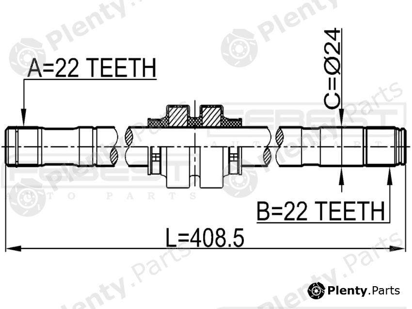  FEBEST part 0212-B10ATLH (0212B10ATLH) Replacement part