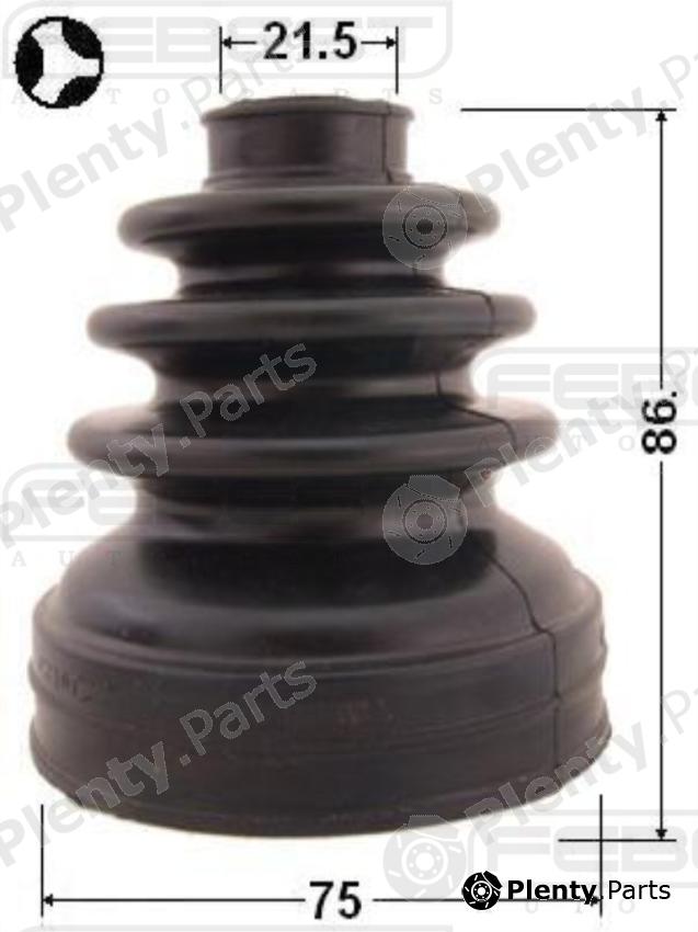  FEBEST part 0215P12QG16T Bellow, driveshaft