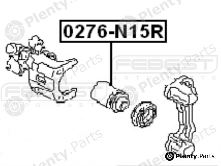  FEBEST part 0276-N15R (0276N15R) Piston, brake caliper
