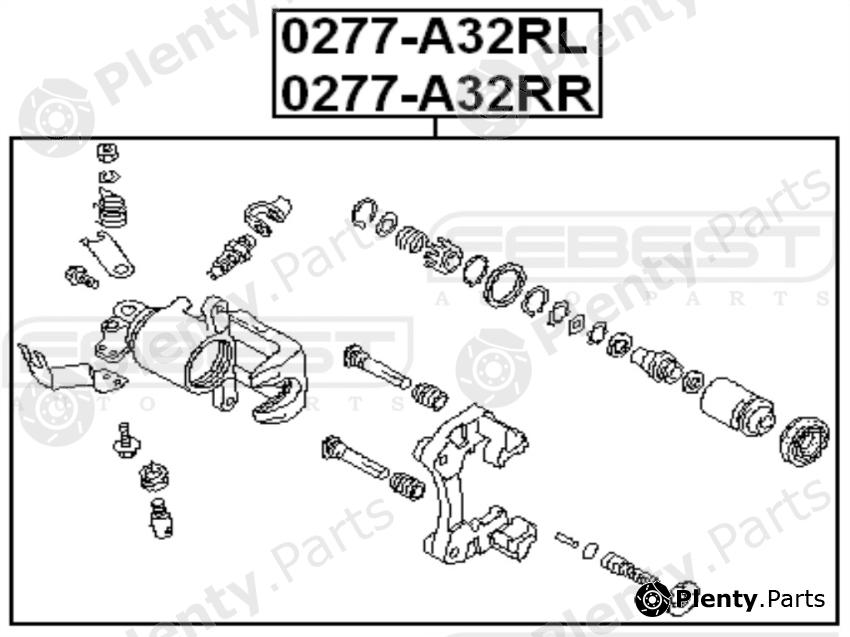  FEBEST part 0277A32RR Brake Caliper