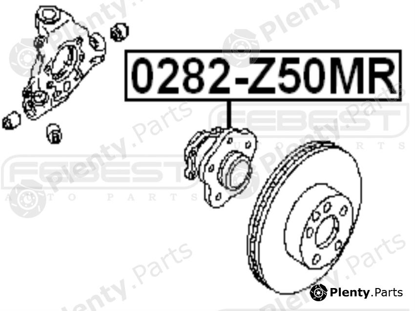  FEBEST part 0282Z50MR Wheel Hub