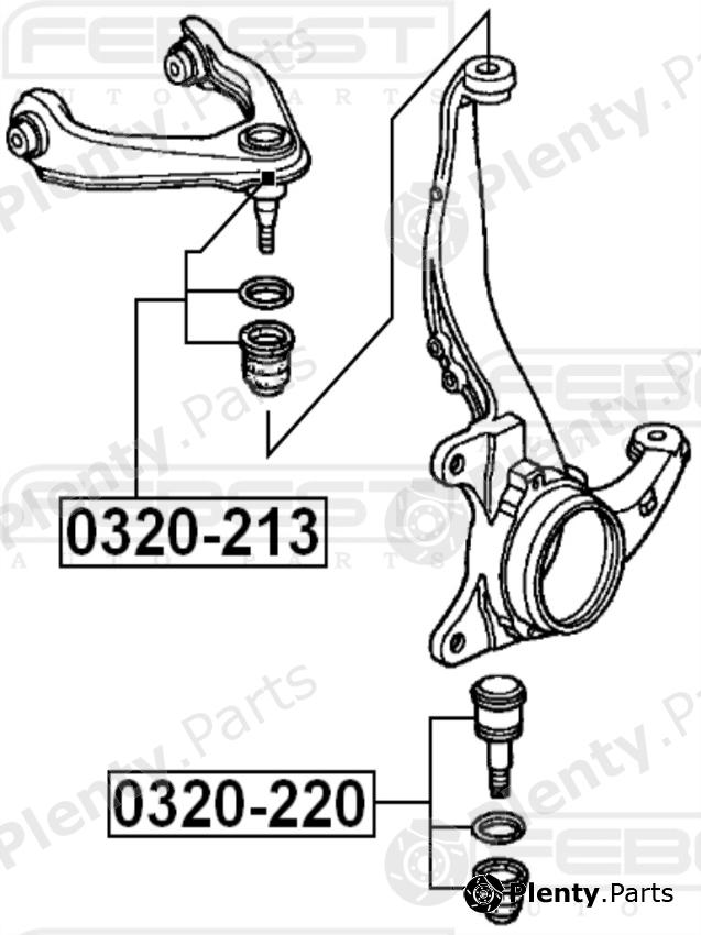  FEBEST part 0320213 Ball Joint