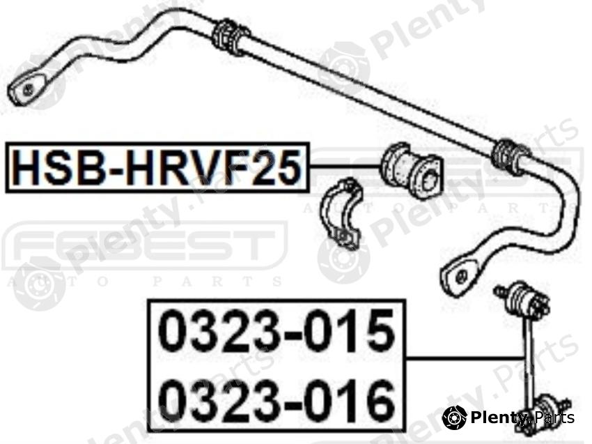  FEBEST part 0323015 Rod/Strut, stabiliser