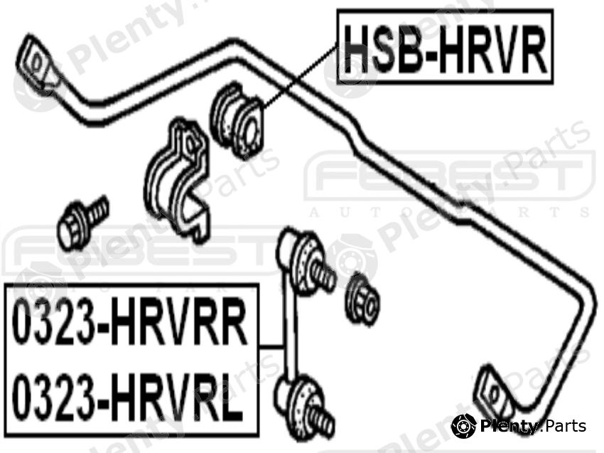  FEBEST part 0323HRVRR Rod/Strut, stabiliser