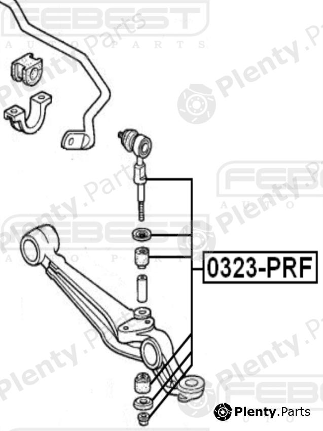  FEBEST part 0323PRF Rod/Strut, stabiliser