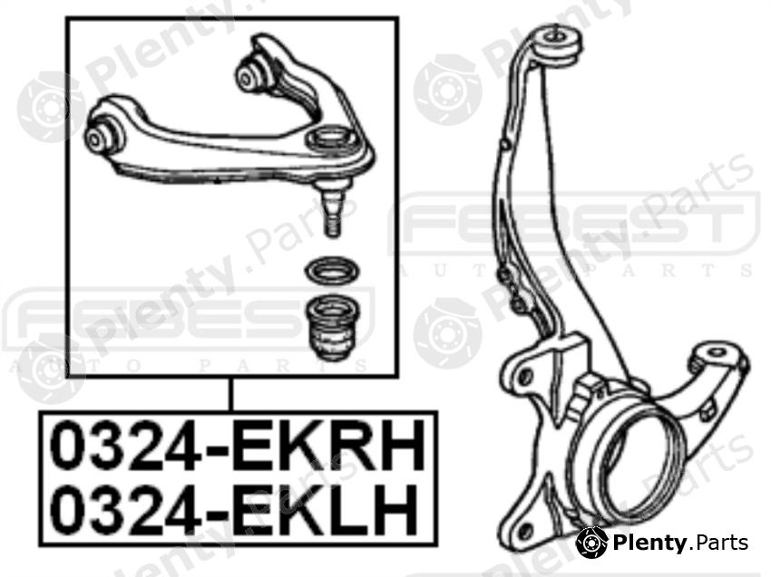  FEBEST part 0324EKLH Track Control Arm