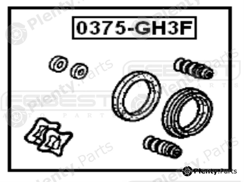  FEBEST part 0375GH3F Repair Kit, brake caliper