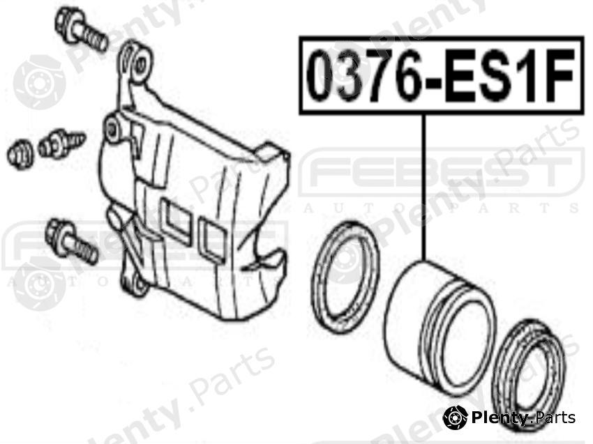  FEBEST part 0376-ES1F (0376ES1F) Piston, brake caliper