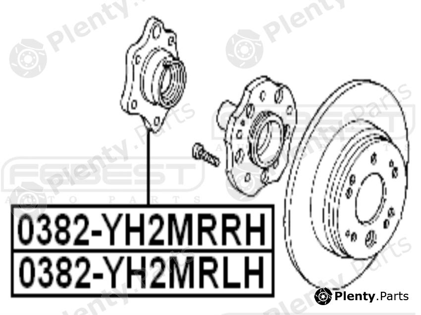  FEBEST part 0382-YH2MRLH (0382YH2MRLH) Wheel Hub