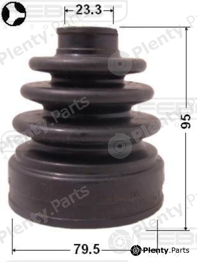  FEBEST part 0415-CU20 (0415CU20) Bellow, driveshaft