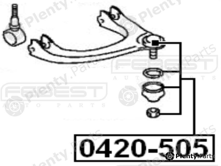  FEBEST part 0420-505 (0420505) Ball Joint