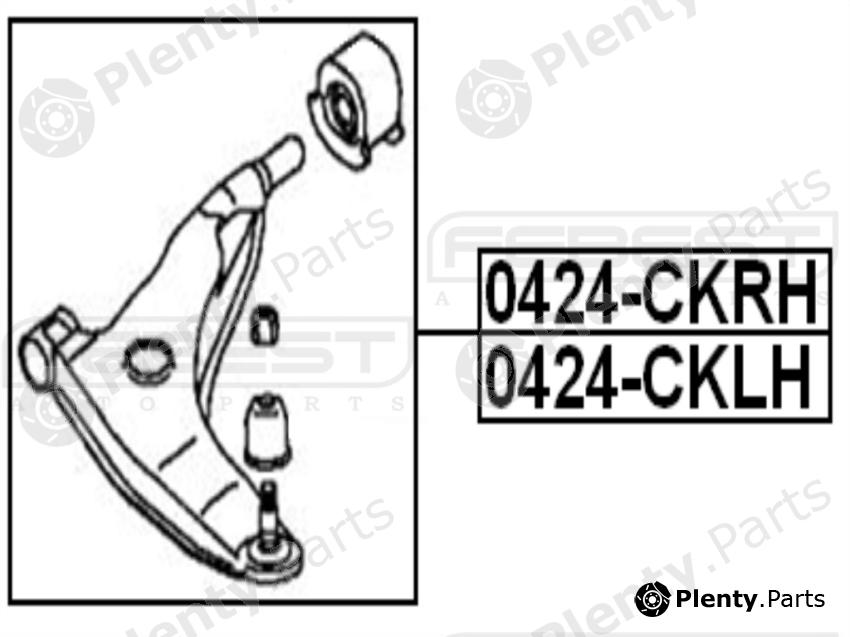  FEBEST part 0424CKLH Track Control Arm