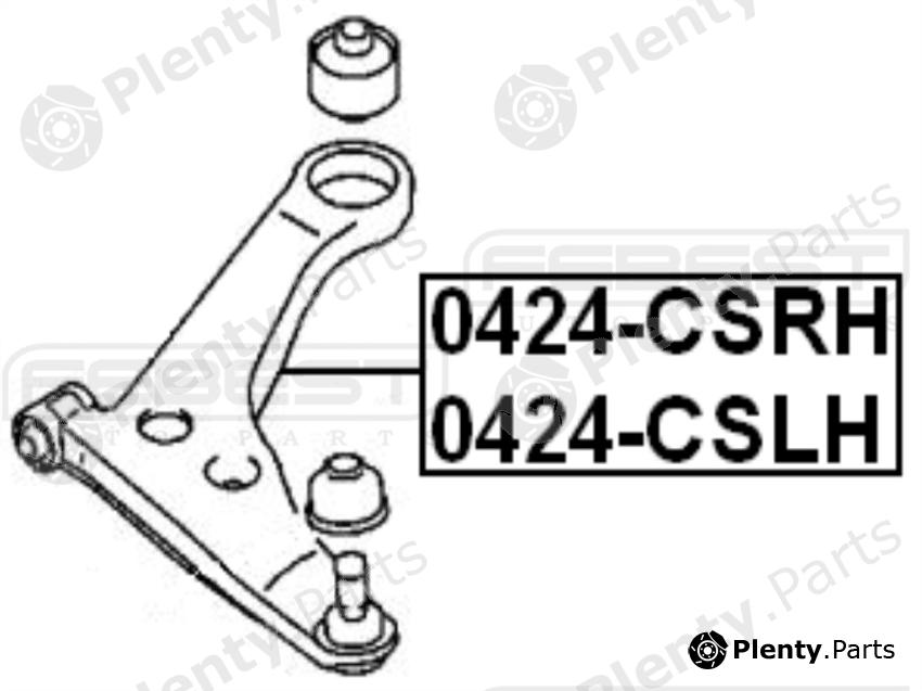  FEBEST part 0424-CSLH (0424CSLH) Track Control Arm