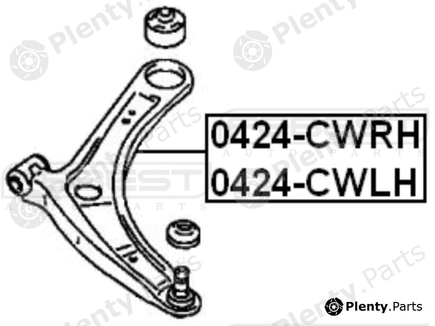  FEBEST part 0424CWLH Track Control Arm