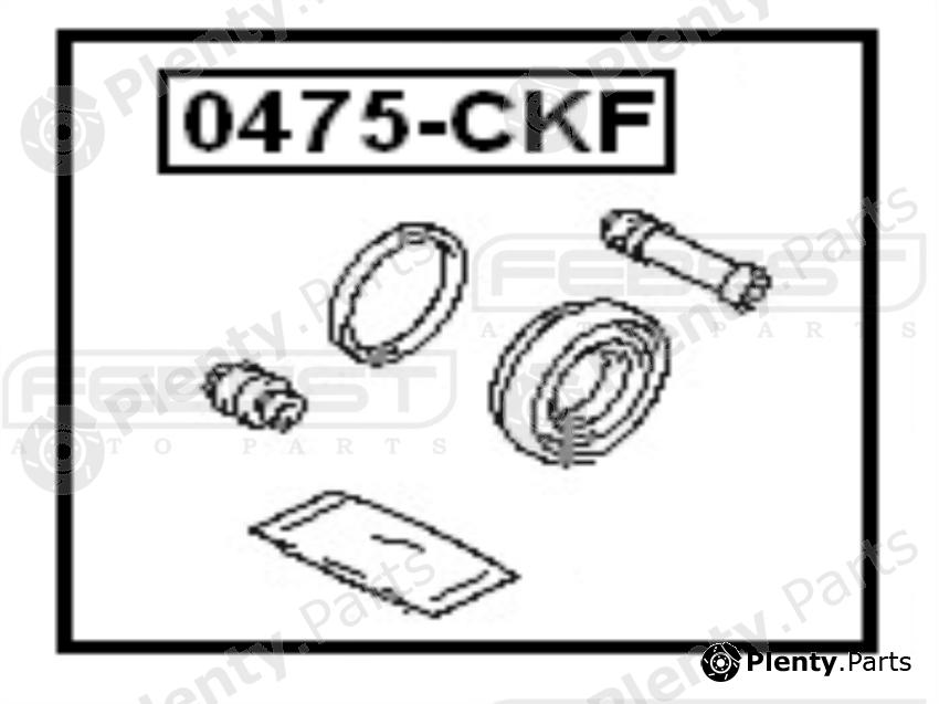  FEBEST part 0475CKF Repair Kit, brake caliper