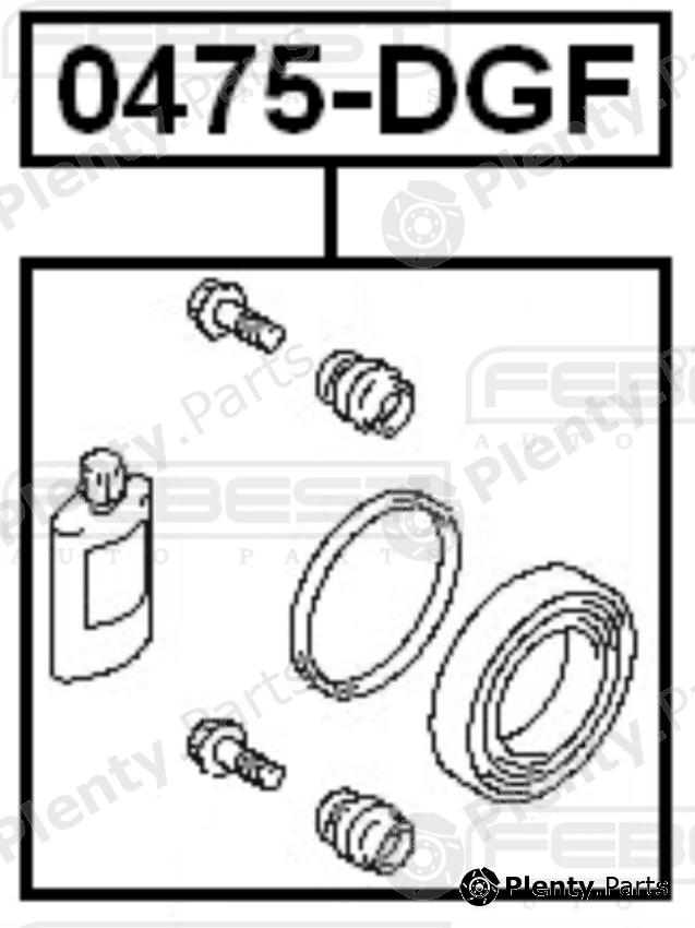  FEBEST part 0475DGF Repair Kit, brake caliper