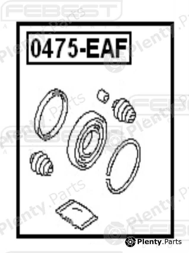  FEBEST part 0475EAF Repair Kit, brake caliper