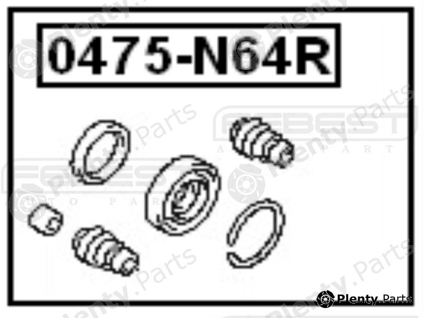  FEBEST part 0475N64R Repair Kit, brake caliper