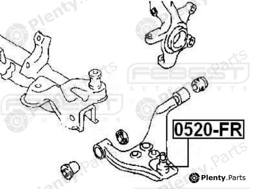  FEBEST part 0520FR Ball Joint