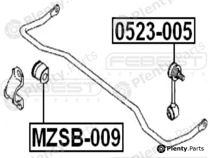  FEBEST part 0523005 Rod/Strut, stabiliser