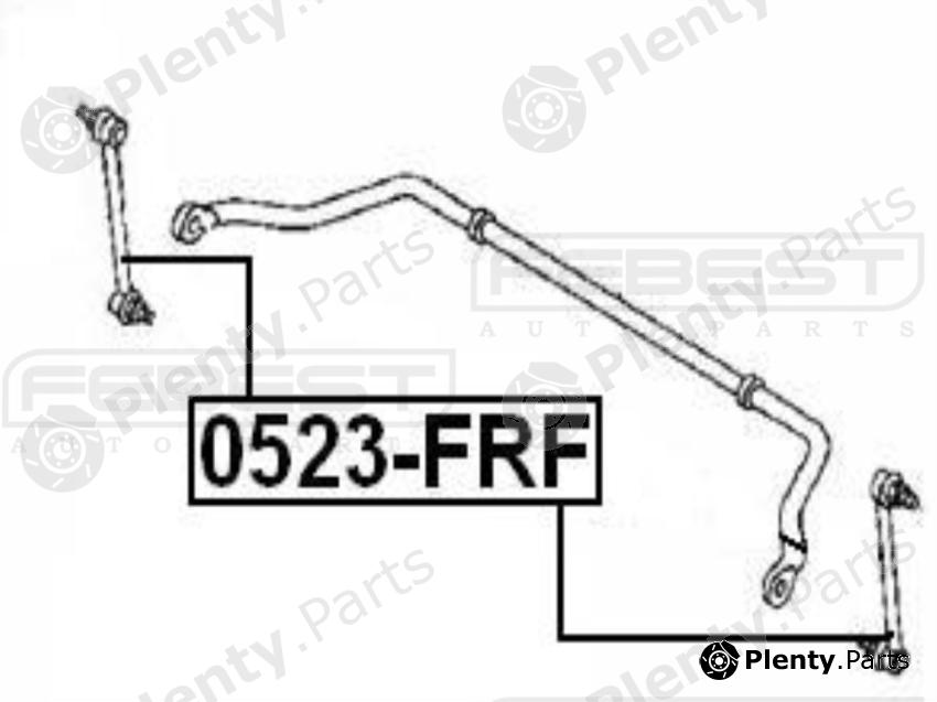  FEBEST part 0523FRF Rod/Strut, stabiliser