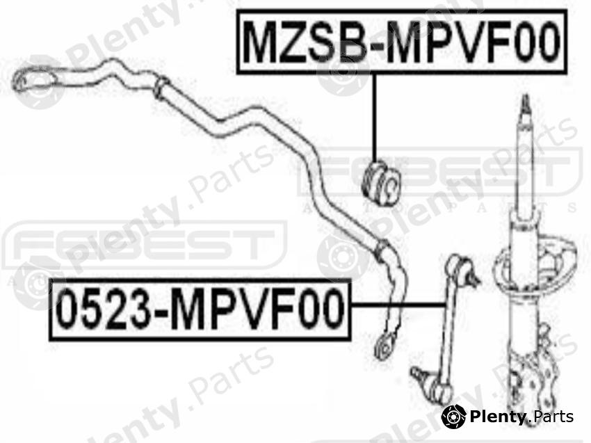  FEBEST part 0523MPVF00 Rod/Strut, stabiliser