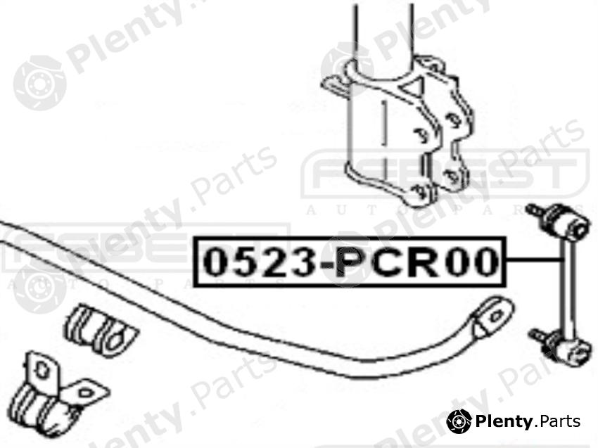  FEBEST part 0523PCR00 Rod/Strut, stabiliser