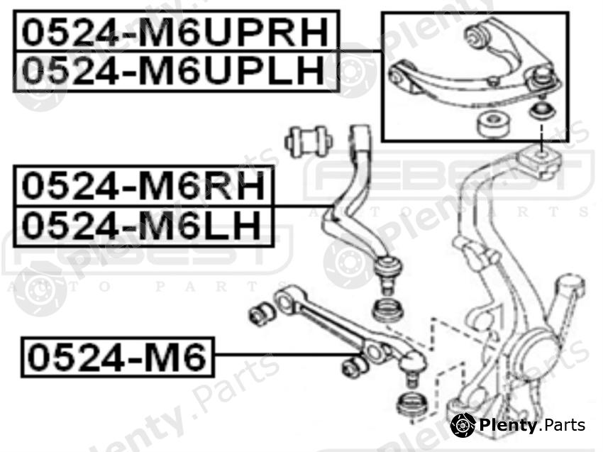  FEBEST part 0524-M6RH (0524M6RH) Track Control Arm