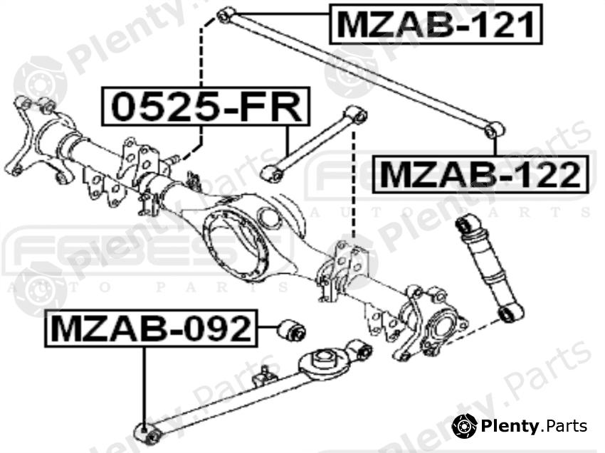  FEBEST part 0525FR Track Control Arm
