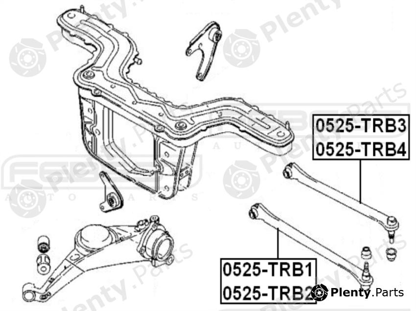  FEBEST part 0525TRB1 Track Control Arm