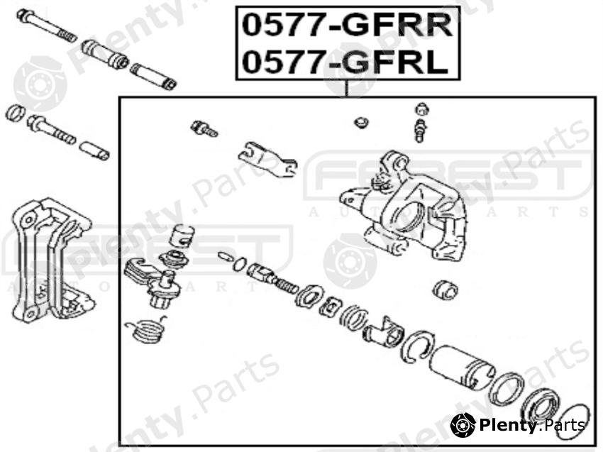  FEBEST part 0577GFRR Brake Caliper