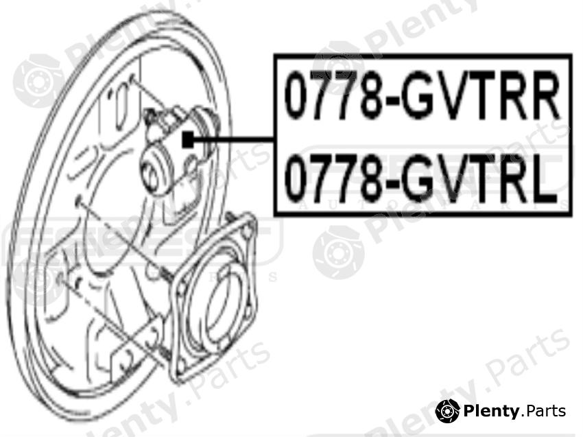  FEBEST part 0778GVTRR Wheel Brake Cylinder