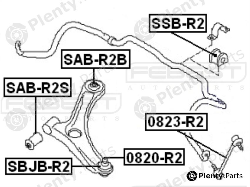  FEBEST part 0820R2 Ball Joint