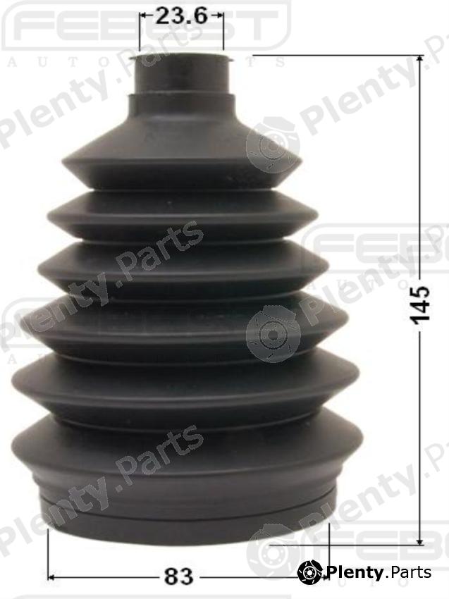  FEBEST part 1017P-LAN (1017PLAN) Bellow, driveshaft