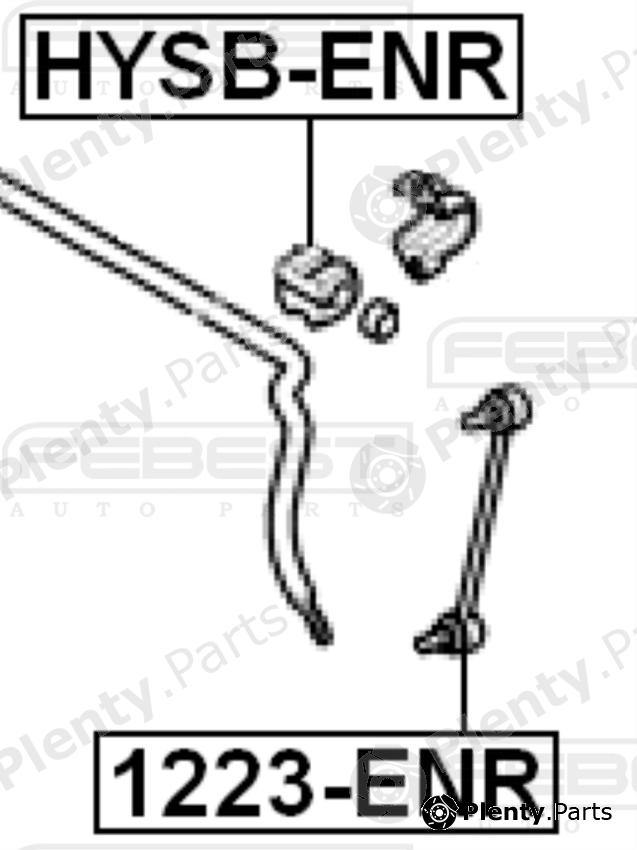  FEBEST part 1223ENR Rod/Strut, stabiliser