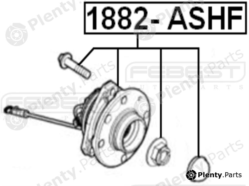  FEBEST part 1882ASHF Wheel Hub