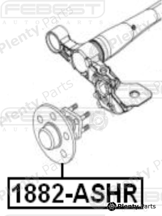  FEBEST part 1882-ASHR (1882ASHR) Wheel Hub
